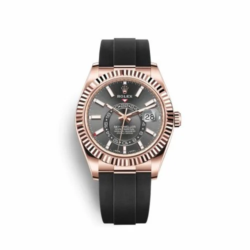 Rolex Sky-Dweller Everose / Dark Rhodium / Oysterflex 326235-0006 (M326235-0006)